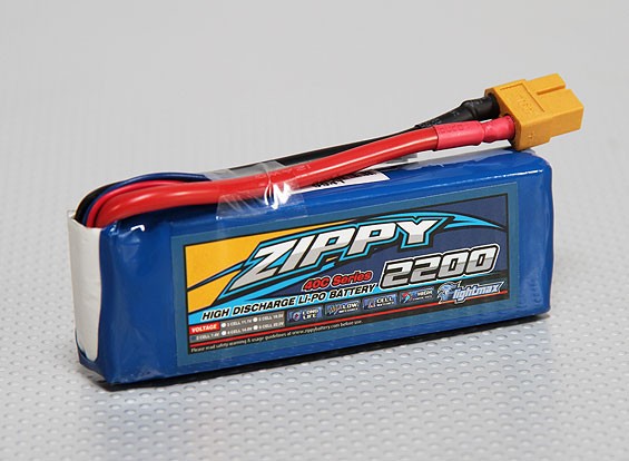 Baterie Zippy 2200 mAh 2S 40C