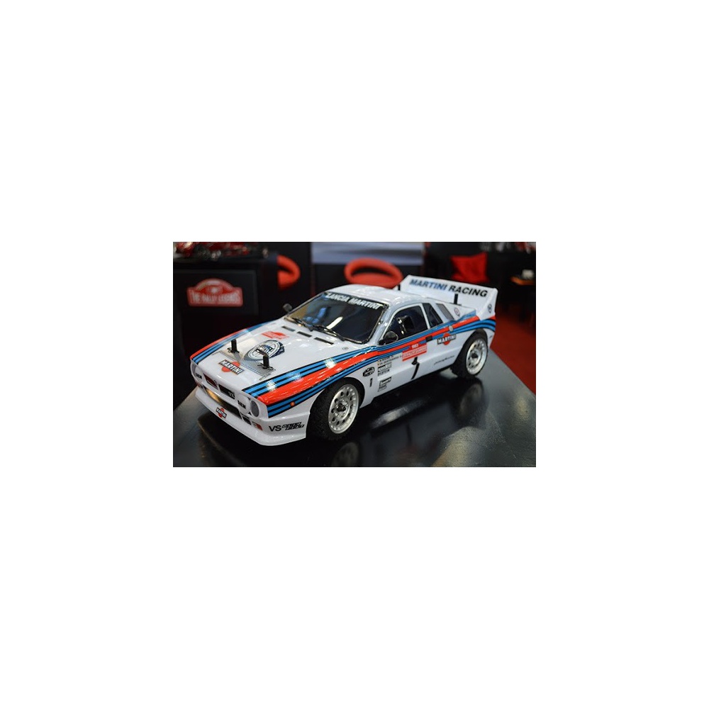 Lancia 037 rally 1983 4WD 1:10, licencováno, proporcionální, lak. karoserie, RTR sada